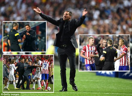 Simeone Gusar pada Varane setelah Atletico Madrid Kalah 